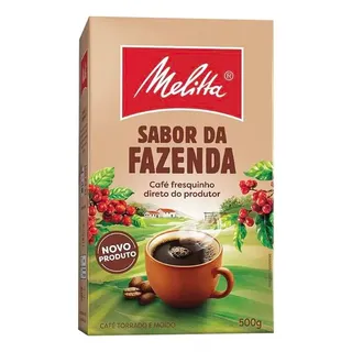 Café Tradicional Sabor Da Fazenda Melitta Våcuo 500g Café Tradicional Sabor Da Fazenda Melitta Våcuo 500g