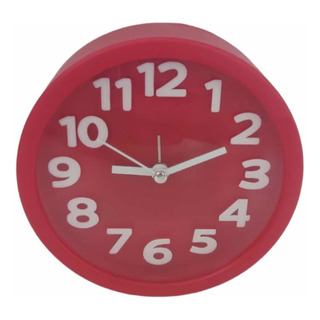 Reloj De Mesa Despertador Infantil Rojo Reloj De Mesa Despertador Infantil Rojo