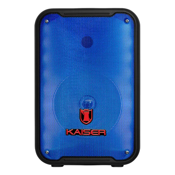Bafle Kaiser 8 PuLG 6200w Pmpo Luz Multicolor Ksw-7007