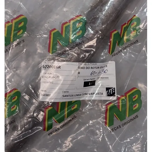 6220016 Eixo Rotor En-9 F3b Nogueira