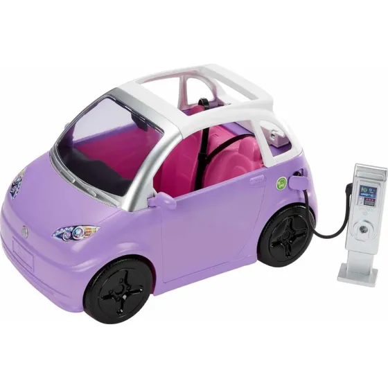 Barbie Coche Carro O Vehículo Eléctrico Con Estación Serv