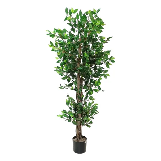 Arbol Verde Ficus 170cm Maceta Negra