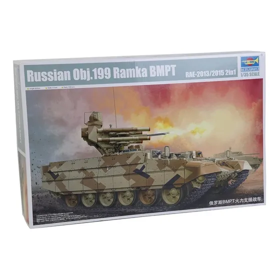 Tanque Obj.199 Ramka Bmpt Escala 1/35 Es Un Armable         