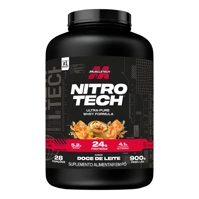 Whey Protein Ultra Pure Muscle Tech 2lb 100% Nitro Tech