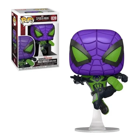 Funko Pop! Marvel Spider Man Gamerverse Miles Morales Purple Reign 839