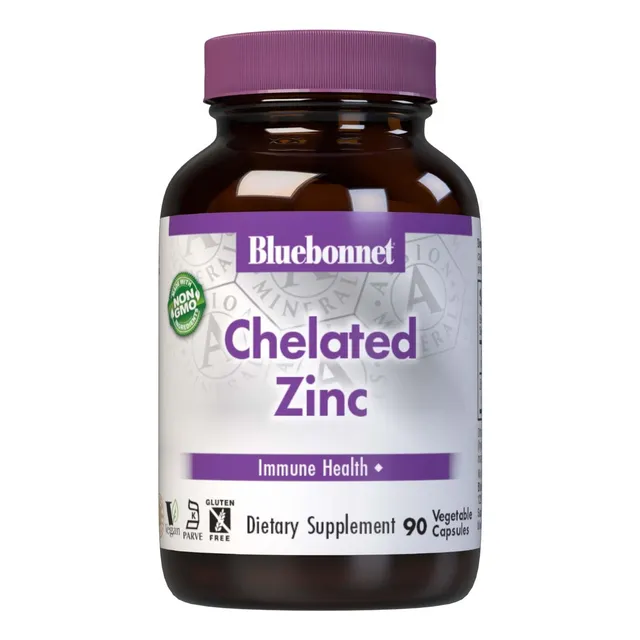 Suplemento De Zinc Quelado Albion De Bluebonnet Nutrition 30