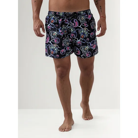 Short Malla De Baño Estampada Luxo Toto 2