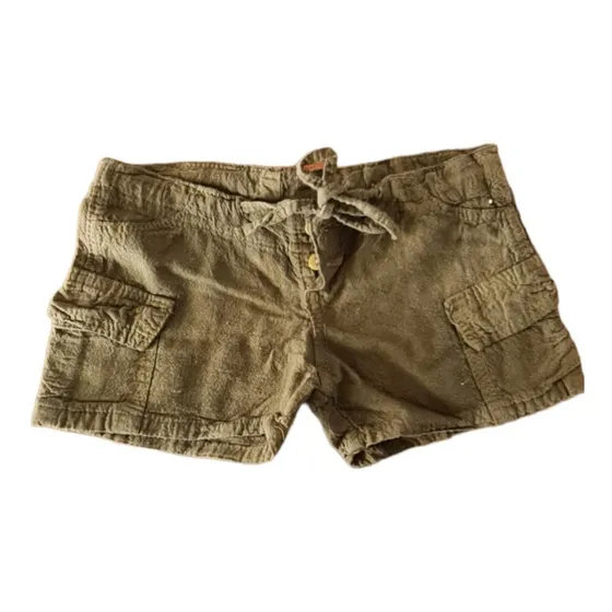 Short De Lienzo/algodon De Niña
