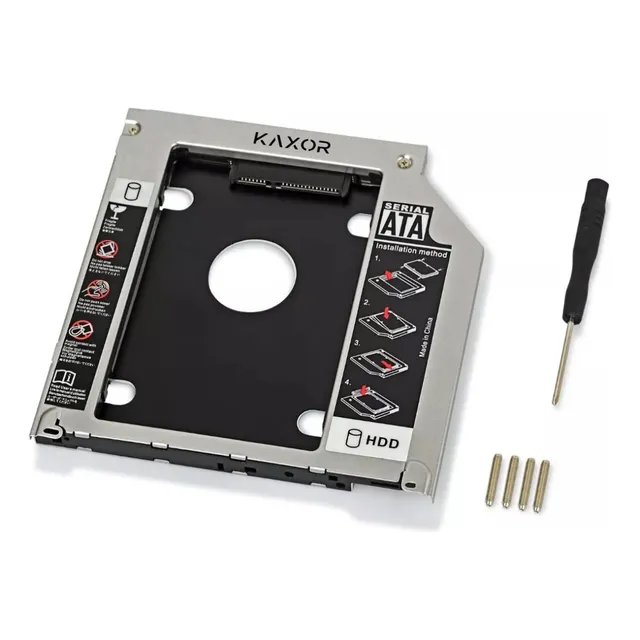 Caddy Disk 9.5mm Sata 2,5 Segundo Disco Notebook Hdd Ssd