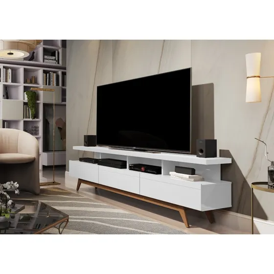 Rack Para Sala Vivare Wood 1.8 P/ Tv 72 Polegadas