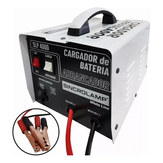 Cargador Arrancador 400 Amp Sincrolamp White Line