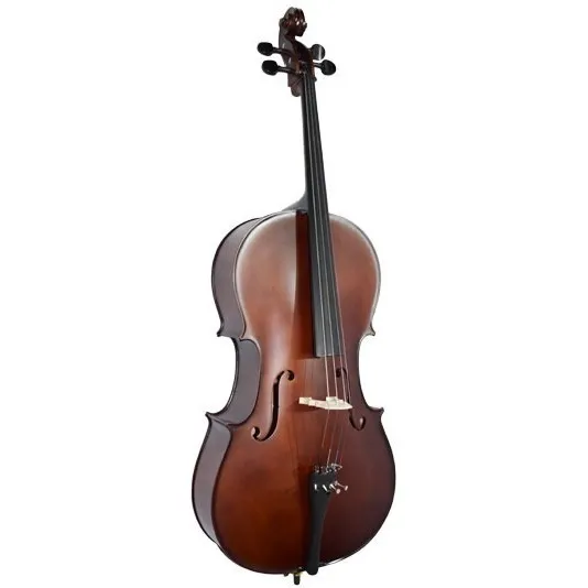 Cello 4/4 Stradella Mc601244 Macizo + Arco Y Funda