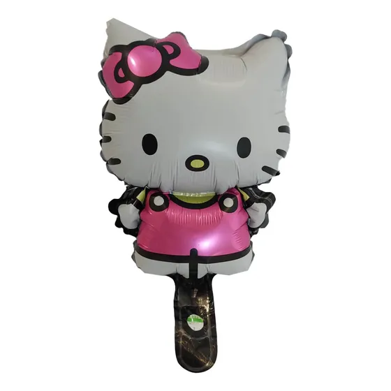 50 Globos Metalicos De Hello Kitty 9pul.centro Mesa