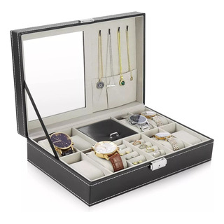 Organizador De Relojes Joyas Y Accesorios Caja Reloj Joyero Organizador De Relojes Joyas Y Accesorios Caja Reloj Joyero