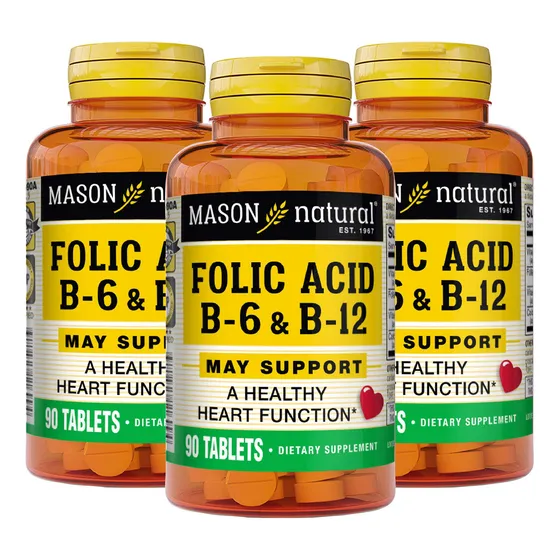 Suplemento Mason Natural Heart Formula B6/b12/ácido Fólico