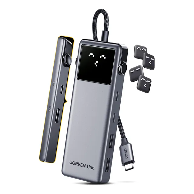 Adaptador Hub Tipo C Ugreen 6 En 1 Premium Hdmi Robot Smart