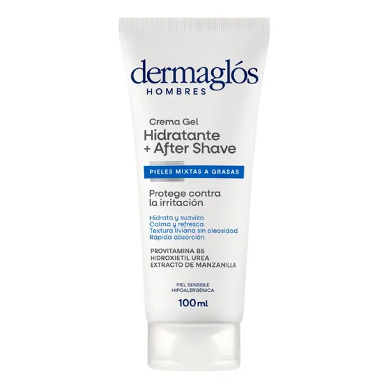 Crema Gel Dermaglós Hombres Hidratante + After Shave 100ml