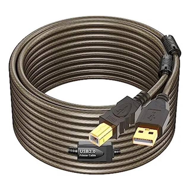 Cable De Impresora Gosysong 40ft, Usb 2.0 Usb A A B Cordón