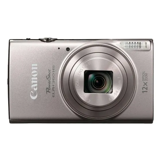 Canon PowerShot ELPH 360 HS compacta color plata