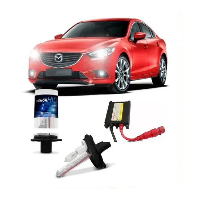 Kit Xenon Automotivo Carro Reator Farol Completo H4-2  6000k
