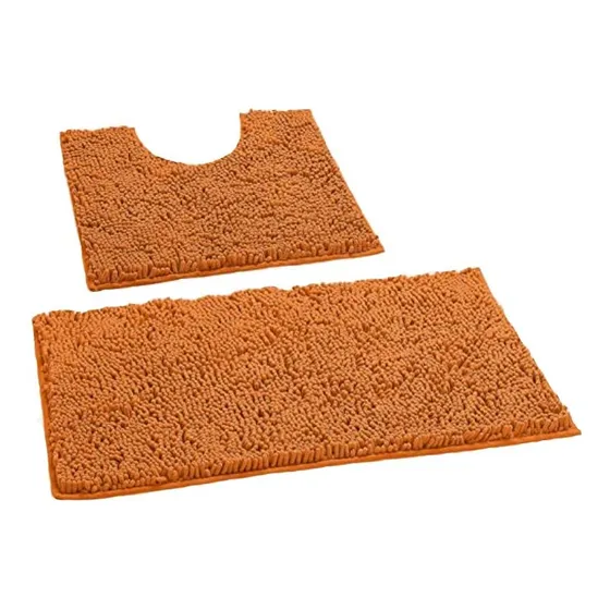 Alfombra Baño 2 Pieza Antideslizante Felpilla Secado X