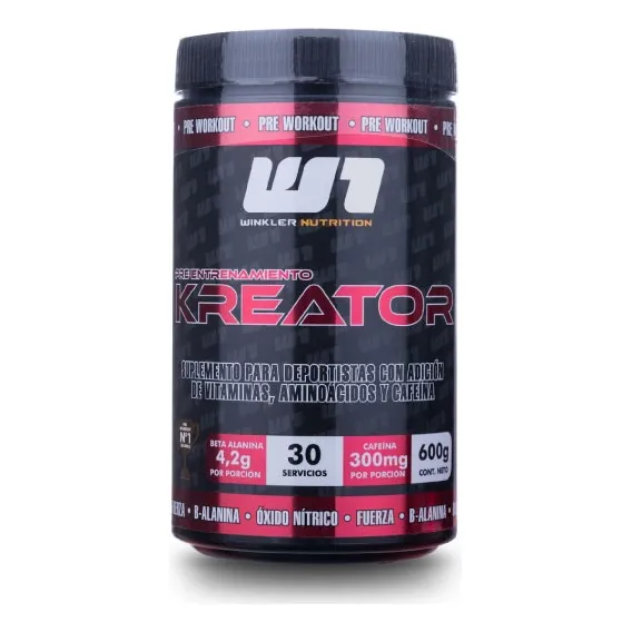 Pre Entreno Con Creatina Kreator 600 Grs. Winkler Nutrition