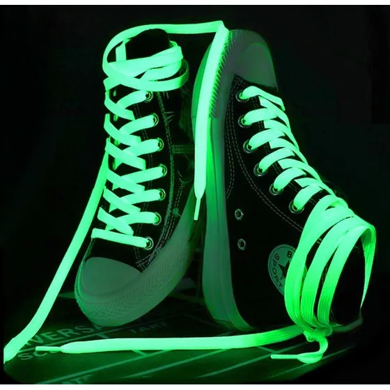 Trenza Luminosa Cordones Brillan Oscuridad Zapato Trenza Led