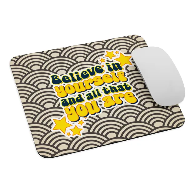 Pad Mouse Alfombrilla De Escritorio Diseño Frase Motivación 