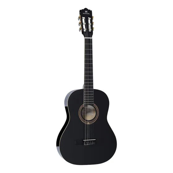 Violao Acústico 6 Cordas Michael Vm13e Bk Nylon