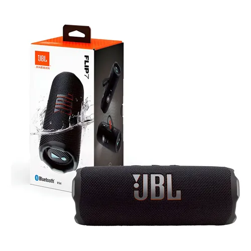 Caixa De Som Jbl Flip 6 Portátil Bluetooth À Prova D'água Preto