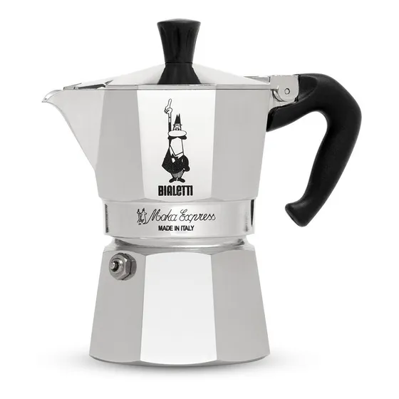 Cafetera Italiana Bialetti  3 Tazas  Original