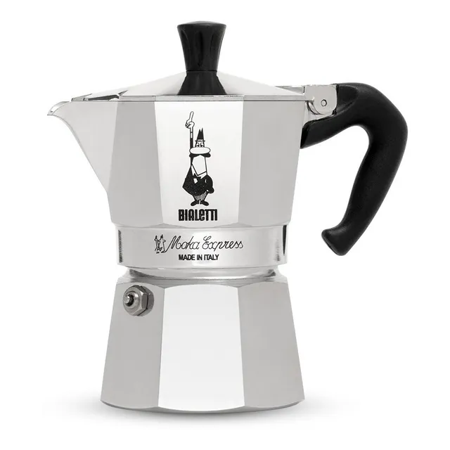 Cafetera Italiana Bialetti  3 Tazas  Original