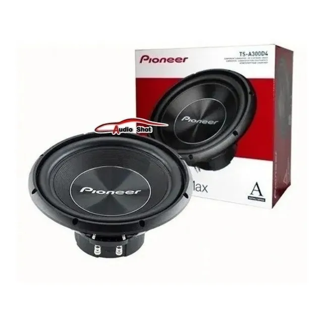 Par De Subwoofers Pioneer Ts-a300d4 Doble Bobina 1500 Watts