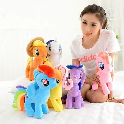 My Little Pony Fluttershy Pelúcia 25cm Grande P/entrega poney Applejack