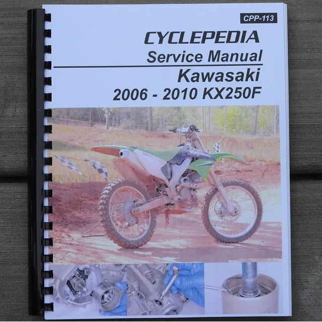 I5motorcycle Manual Servicio Reparacion Para Kawasaki Kx250