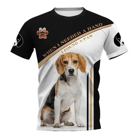 La Playera Beagle De Animales Populares Más Nueva