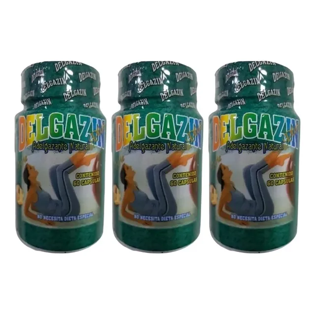 3 Frascos De Delgazin Adelgazante N - Unidad a $167