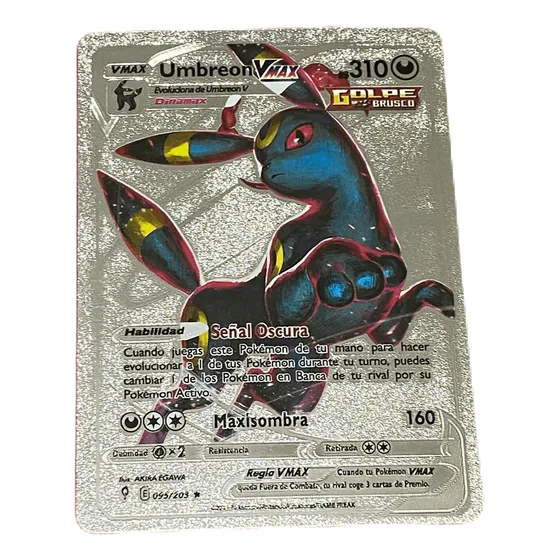 Juego De Carta Pokemon Plateada Colección Umbreon Vmax