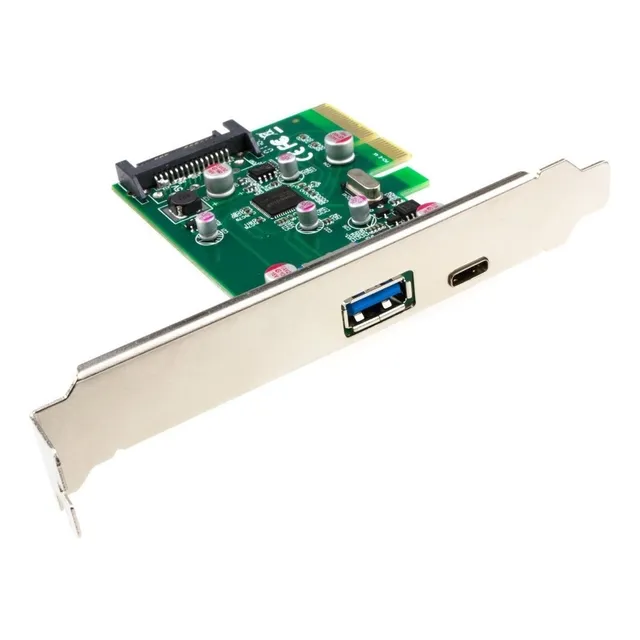 Tarjeta Interna Pci E Express A Usb 3.0 + Tipo C Chipset Nec