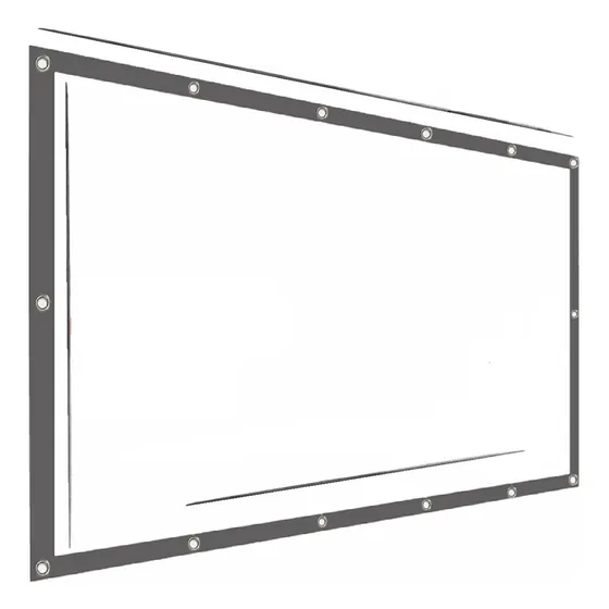 Telão De Projeção 100 Polegadas Lona Dobravel Projetor 127/220v