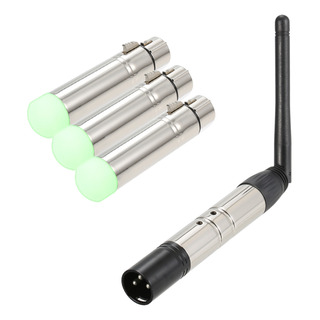 Kit De Transmisor-receptor Dmx512 Portátil De 2,4 G Ism, 4 P Kit De Transmisor-receptor Dmx512 Portátil De 2,4 G Ism, 4 P