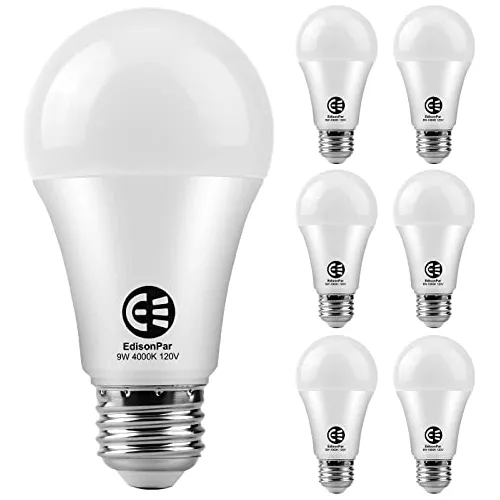 Pack De 6 Bombillas Led A19, Base E26, Equivalente 75w,...