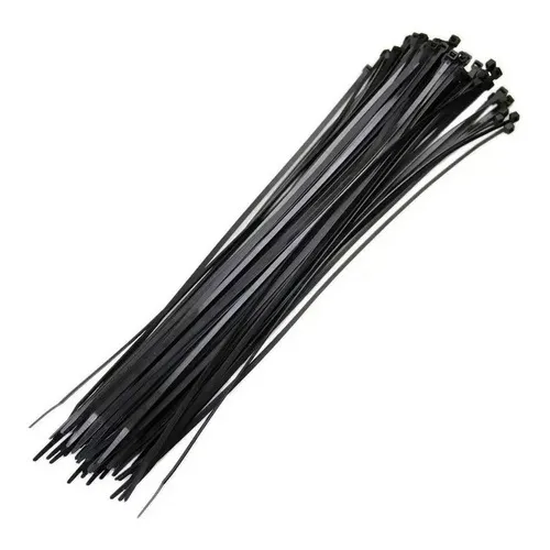 1000 Abraçadeira Fita Hellerman Cinta Nylon 140mm X 3,6mm Cor Preto