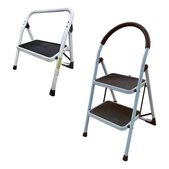 Escalera Tubular De 2 Pasos + 1 Un Paso Hérkules