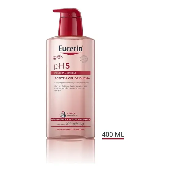 Aceite Y Gel De Ducha Corporal Ph5 400ml Eucerin | Cuotas sin interés