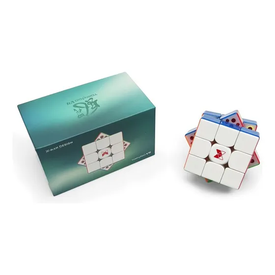 Cubo Profesional 3x3x3 Tornado V4 Pionner Uv Magnetico X-man Estructura Stickerless