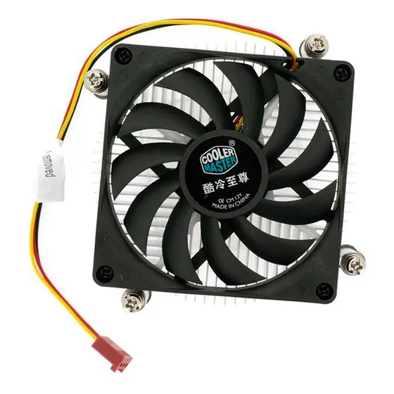 Cooler Master Hyper H115 80mm Low Profile P/ Processador CPU Intel Lga 1200 1150 1151 1155 1156 Sem Led