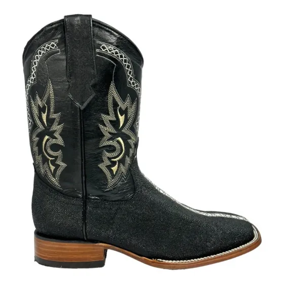 Bota Vaquera Hombre De Piel Bulldog Mantarraya Hembra