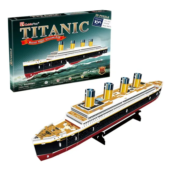 Rompecabezas Puzzle 3d Titanic Pequeño Nuevo Cubicfun