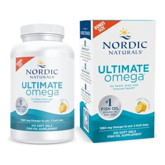 Nordic Naturals Ultimate Omega, Sabor A Limón - 210